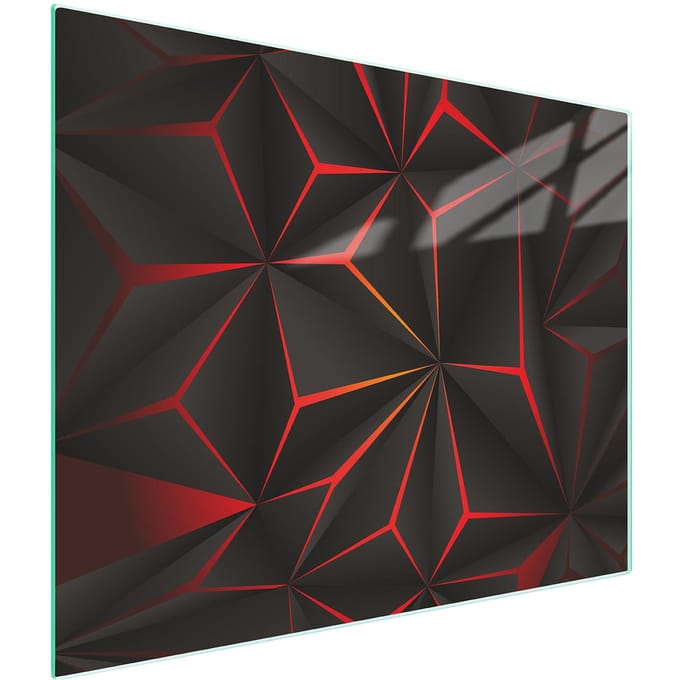 TMK ArtDeko - Snijplank - 52x30 cm - Glas - Hartvormig Bord - Antislip