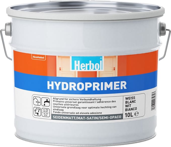 Herbol - Waterverdunbaar - Universele grondverf - Wit - 10 liter