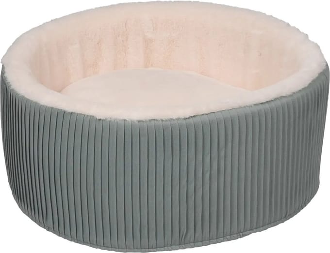 Mand faldi rond rits groen 50x20 cm Flamingo