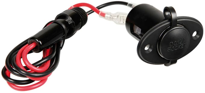 Inbouwsocket 12/ 24 Volt