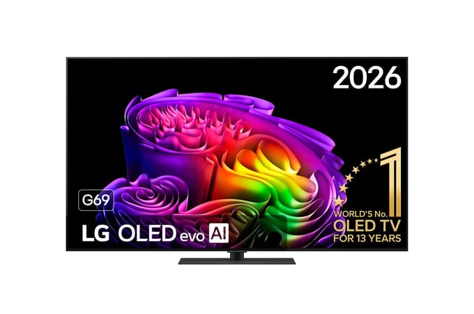 LG G6 OLED65G69LS - 65 inch - 4K OLED - 2026 - Met standaard - Smart TV