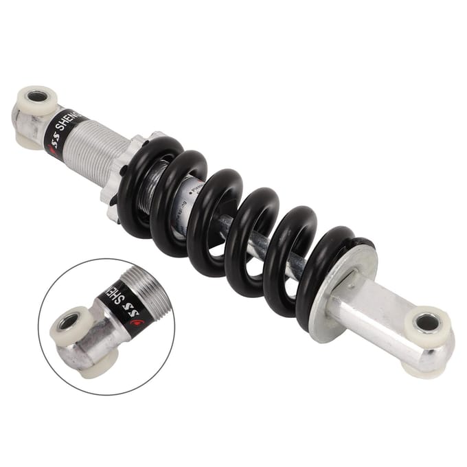 Schokdemper 210mm8.3in Gatafstand 2000LBS Belasting Vervanging voor 47cc 49cc Mini Motorfiets gray