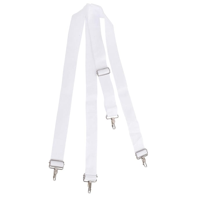 Snaredrum Riem Nylon Sling Kruis Dubbele Schouderband Muziekinstrument Accessoires white
