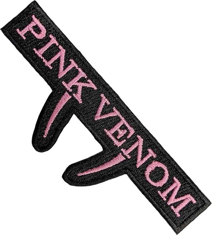 Blackpink - Pink Venom Patch - Zwart/Roze