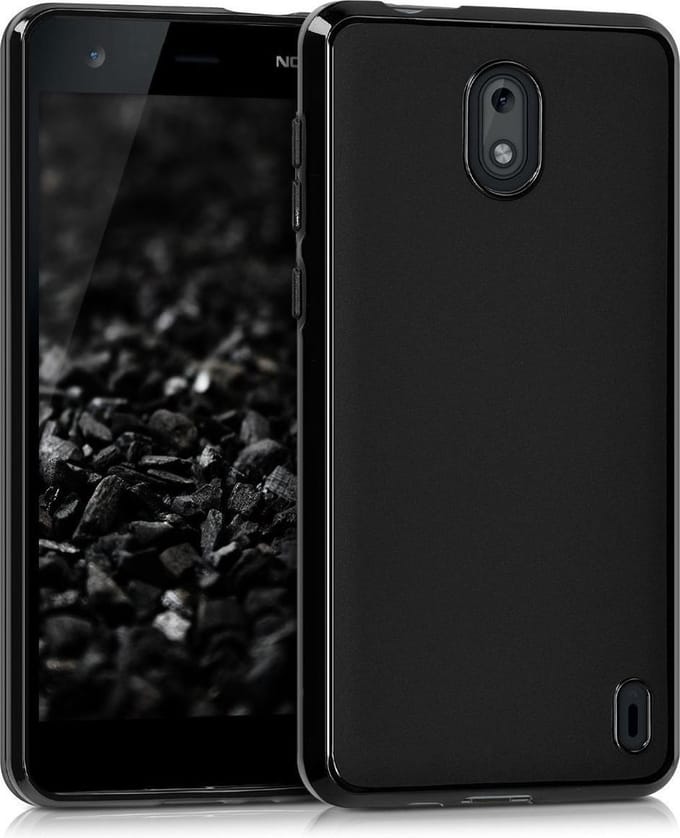 Hoesje Geschikt voor: Nokia 2 - Silicone - Zwart