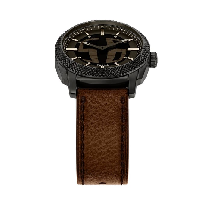 FOSSIL Big Tic FS6165 Mannen Horloge 41 mm Bruin