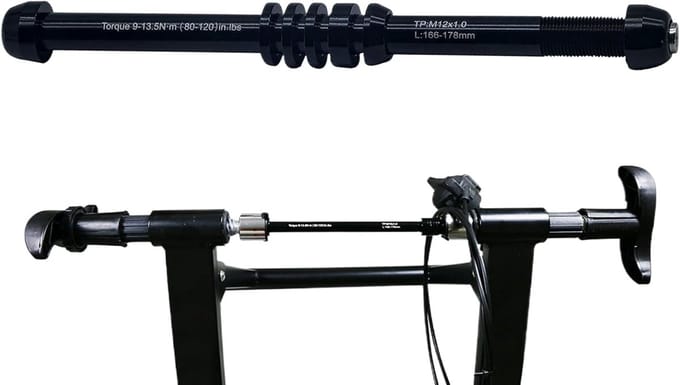 Fietstrainer Spies - Steekas Adapter - Indoor Fietsen - Verstelbare Breedte - 135-148mm - Zwart