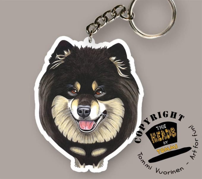 Sleutelhanger Hond Finse Laphond