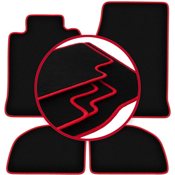 CARLUX-RED automatten voor: Porsche 968 coupé (1976-1988)