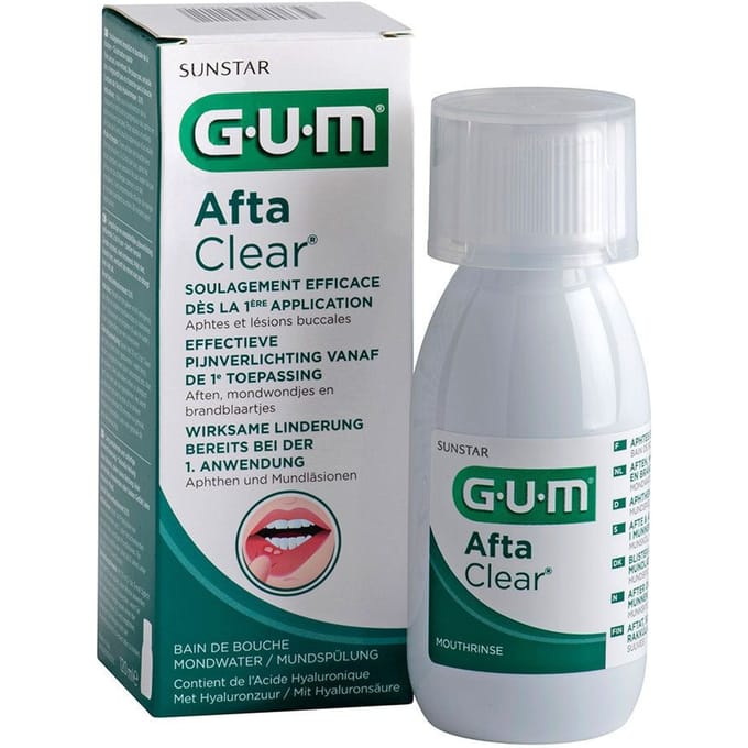 GUM Aftaclear - Mondspoeling - 120 ml - medisch hulpmiddel