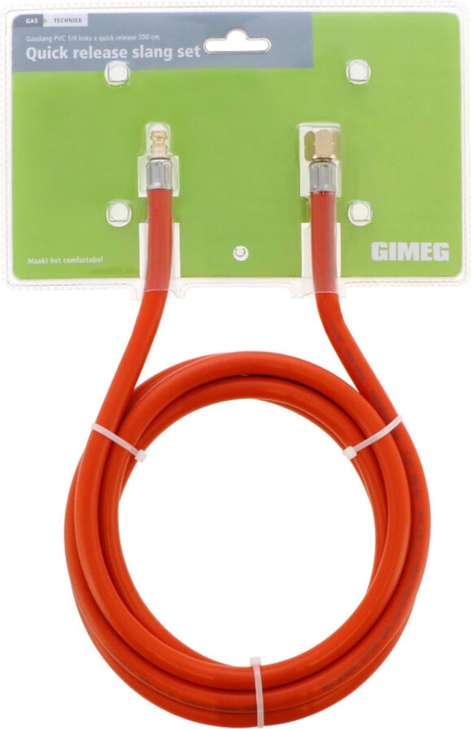 Gimeg Gasslang PVC 1/4 inch links x 8/10 1 m
