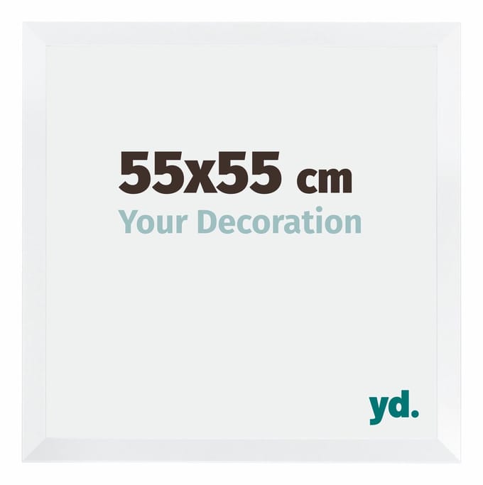 Your Decoration - Fotolijst 55x55 cm - MDF - Wit Mat - Catania