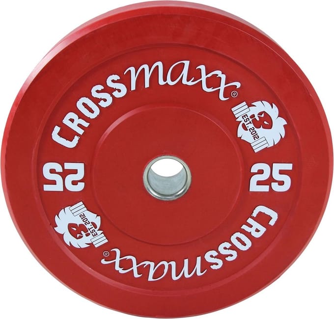 Lifemaxx Crossmaxx Bumper Plate - Halterschijf - 50 mm - 25 kg