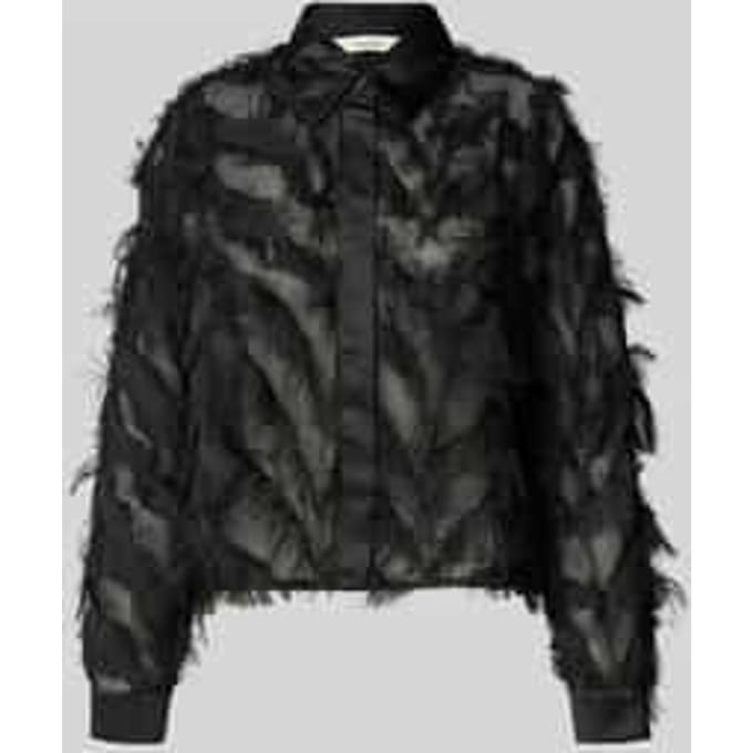 Overhemdblouse met knoopsluiting, model 'MYLINE'