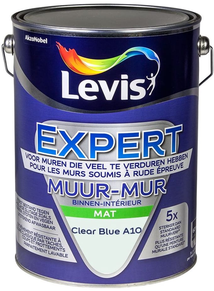 Levis - Expert Muur Binnen Mix - Clear Blue A10 - Mengverf - 5 L