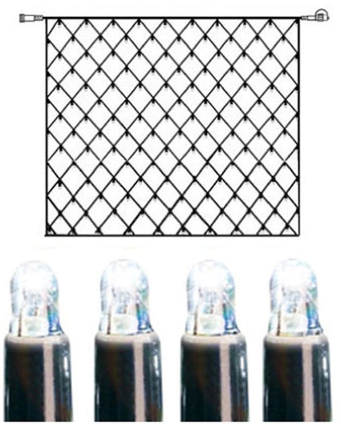 Star Trading LED Buitenverlichtingsnet, Extra, Accessoire voor Systeem LED, uitschuifbaar, koud wit, 3x3 meter