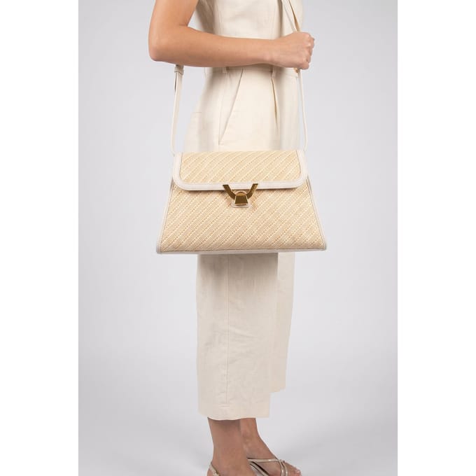 Coccinelle dew Bicolor Str Multi Blanco/blan Taglia: OS | Borse a mano Outlet | Donna