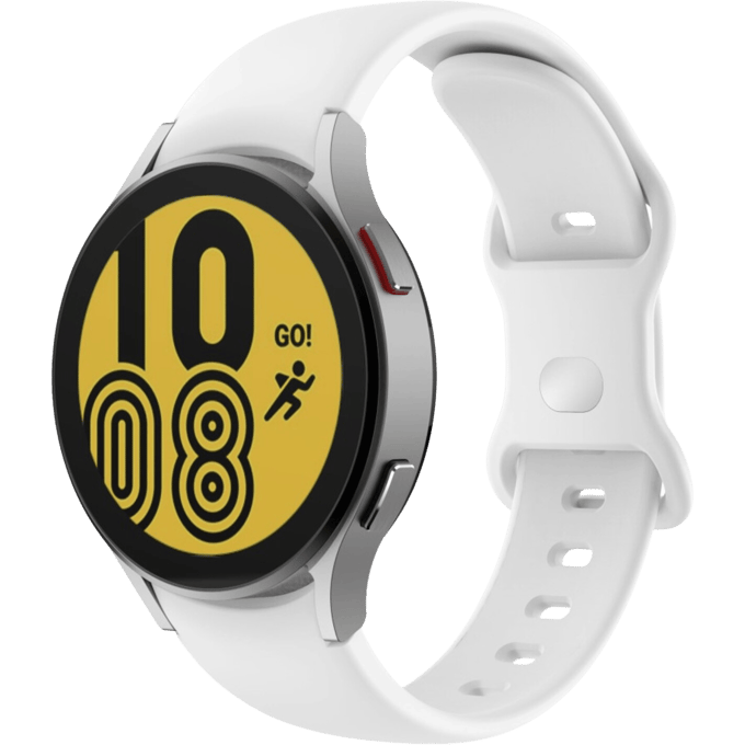 Kalebol Universeel Siliconen Watch Bandje Wit