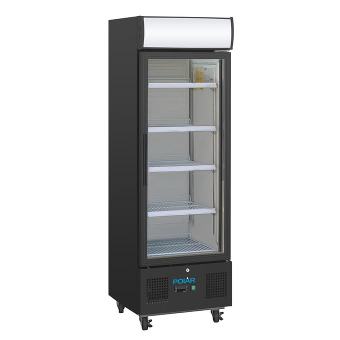 Polar G-serie rechtopstaande display koeling 218L zwart
