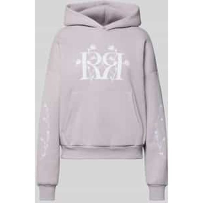 Relaxed fit hoodie met logoprint