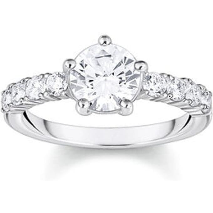 Thomas Sabo - TR2440-051-14-52 - Ring - Dames - 925er Zilver - ringmaat 52