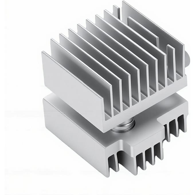 Dissipateur thermique en aluminium de remplacement pour bloc de refroidissement de hotend d'extrudeur d'imprimante 3D Flashforge AD5X