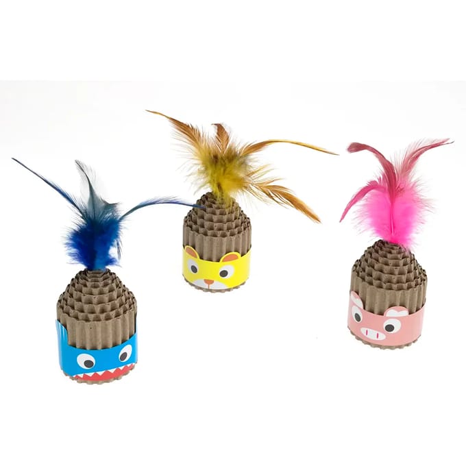 Ebi - Speelgoed Voor Dieren - Kat - Wanna Play Bug Met Krakel Papier 7x6cm - 1st
