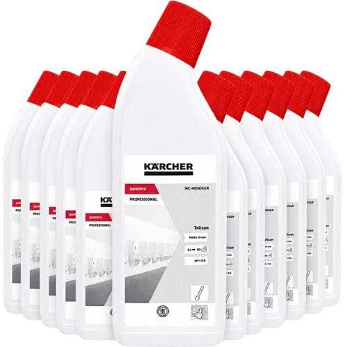 (15 stuks) Kärcher SanitPro WSC reiniger Tolisan - 750ml