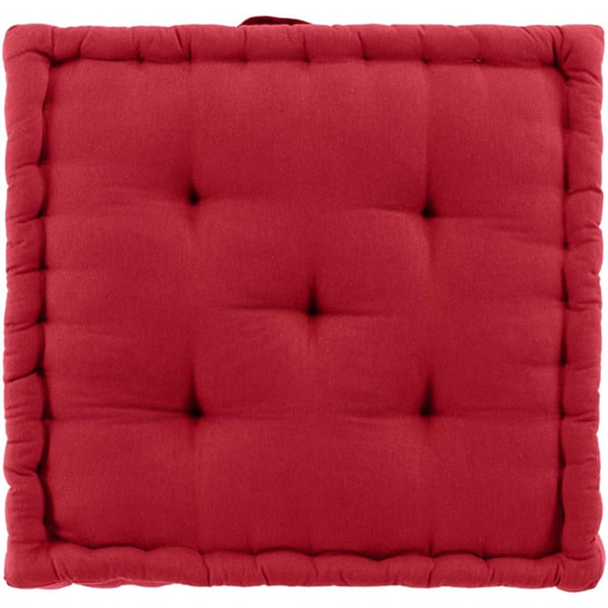 Vloerkussen 50 x 50 cm Keoni Rood