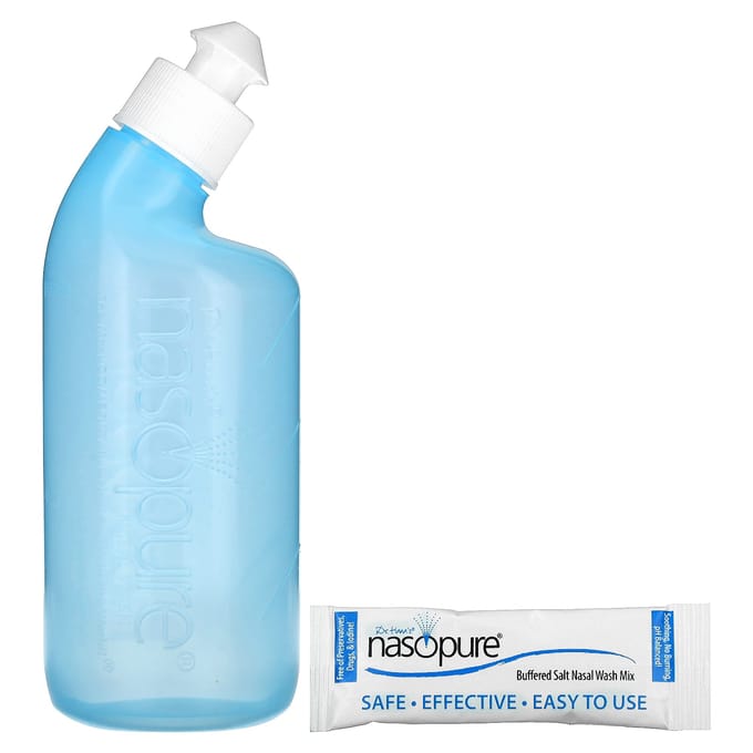 Nasopure, nasal wash, little squat kit, ages 2 to 102+, 1 kit white