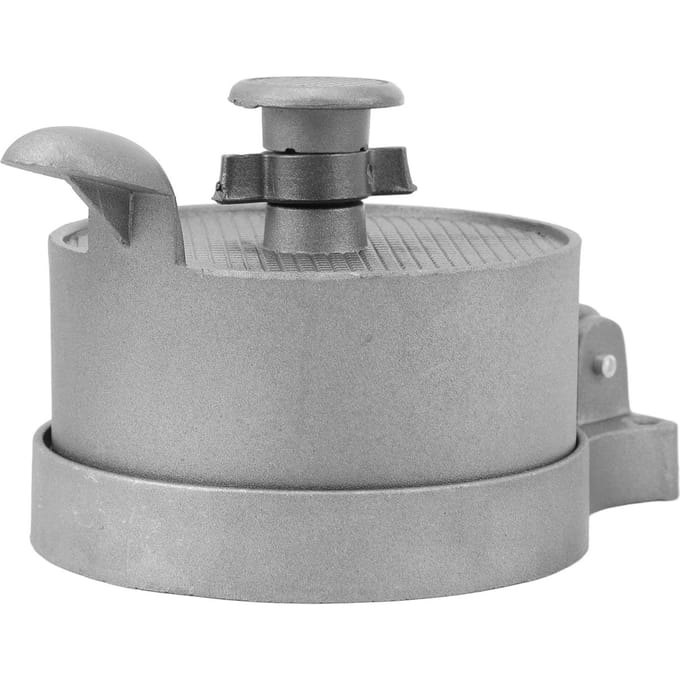 Burgerpers Hamburger Patty Maker Verstelbare Dikte Anti-aanbak Multifunctioneel Aluminiumlegering Hamburgerpers voor L gray