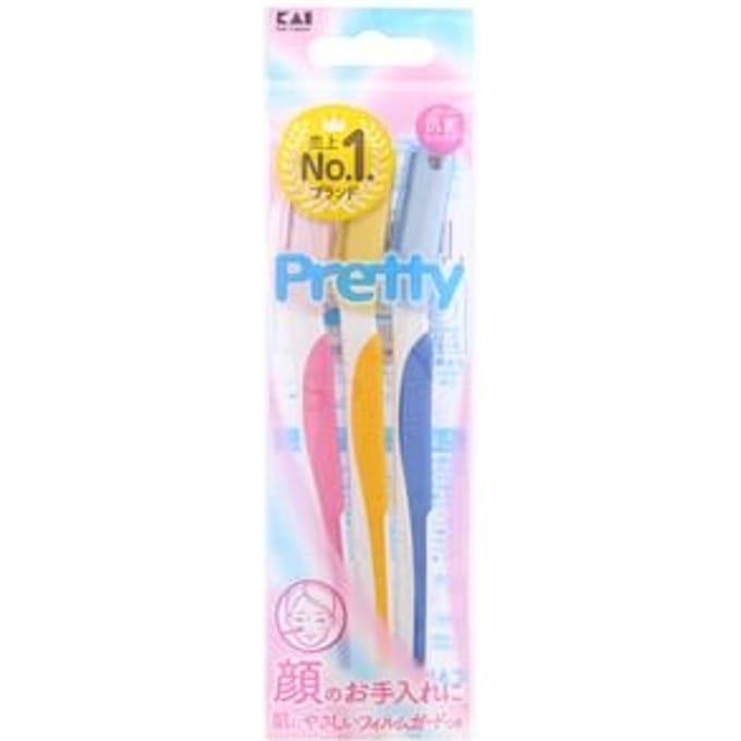 KAI - Pretty For Face Disposable Razors L - Wenkbrauwscheermesjes