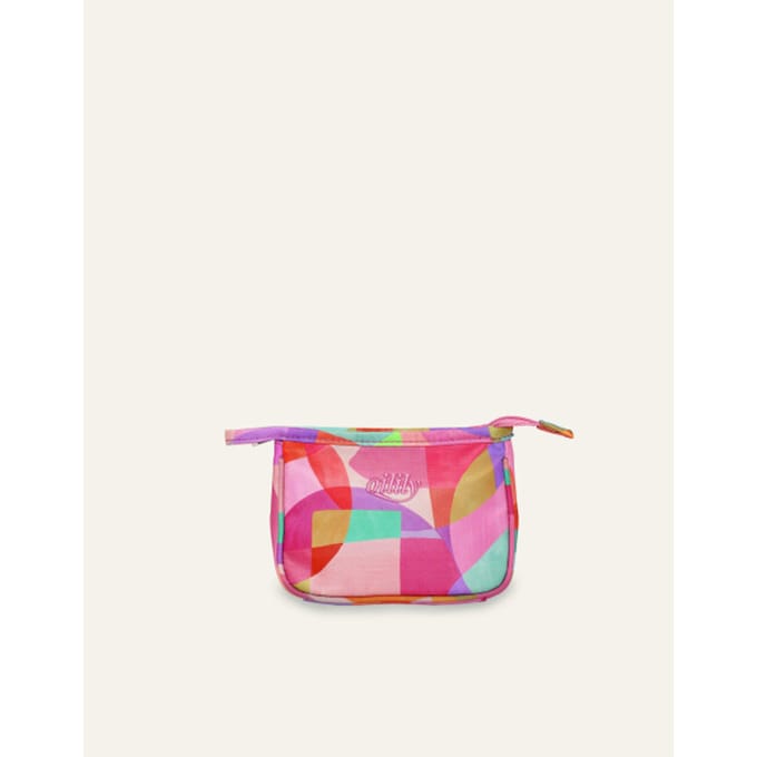 Oilily Cam Cosmetic Bag- maatOne size Prism Roze