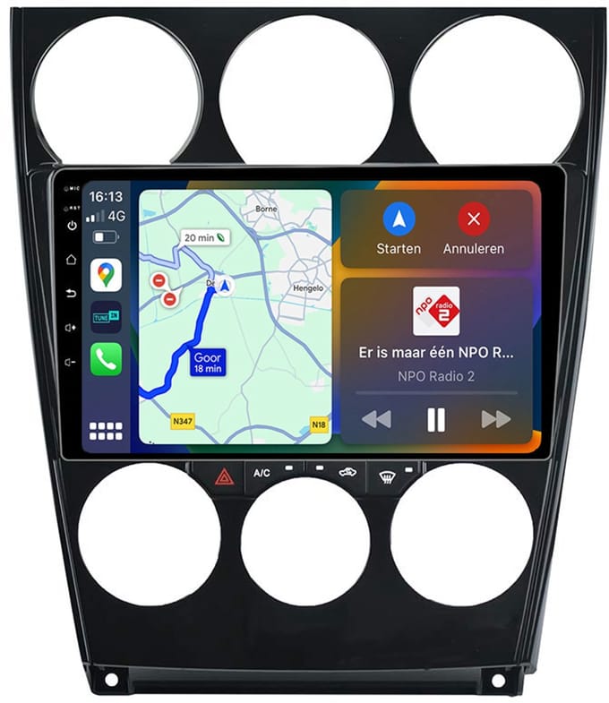 BG4U - Android Navigatie Radio geschikt voor Mazda 6 2004-2015 met Apple Carplay en Android Auto