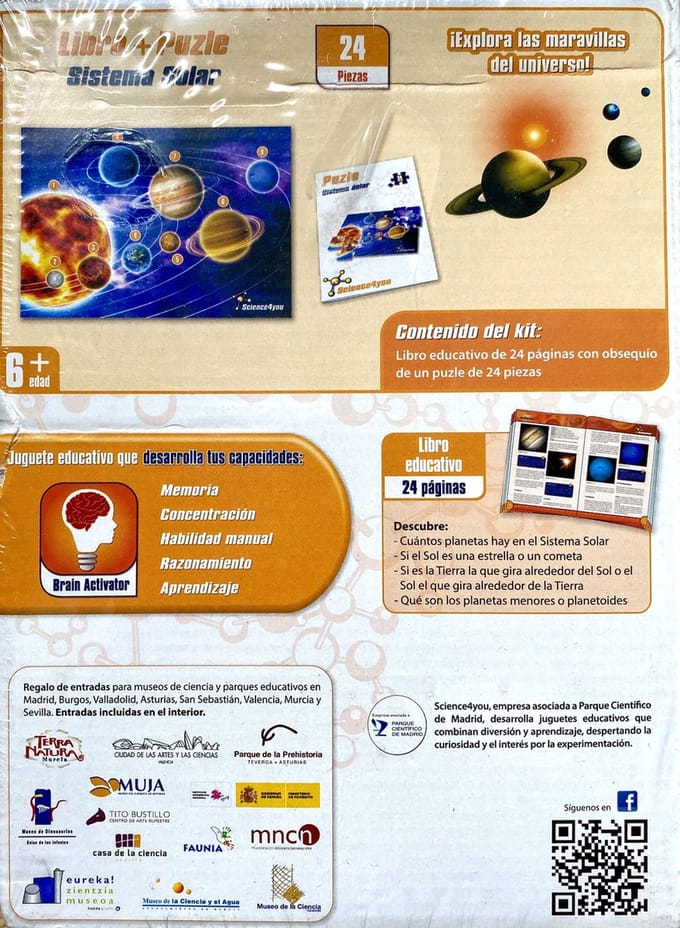 Science4you - Boek - Puzzel - Solar system