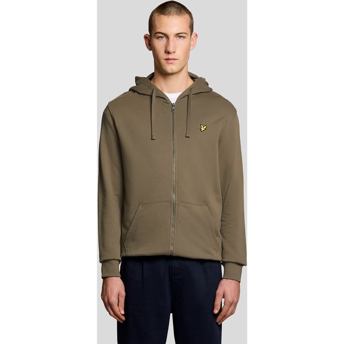 Hooded sweatshirt met rits Lyle & Scott