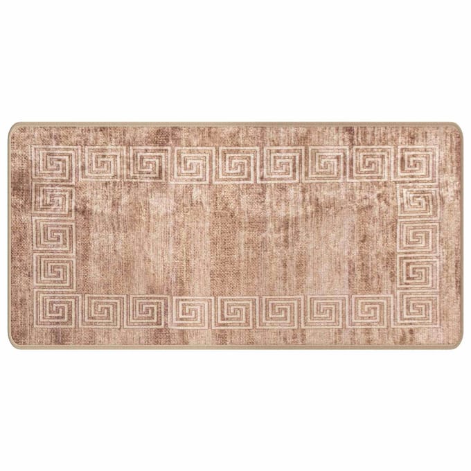 vidaXL - Tapijt - Runner - MARSA - Wit - 50 - x - 100 - cm - Polyester - en - PVC