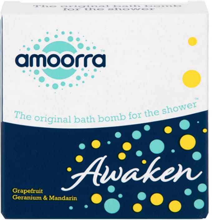 Amoorra shower bomb Awaken, de bathbomb voor onder de douche 2 stuks