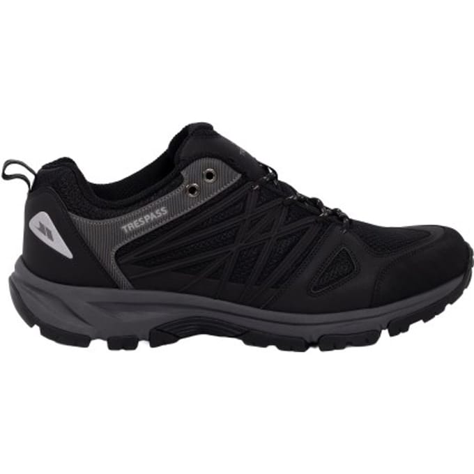 Trespass Heren Fisk Trainers (Zwart, Zwart)