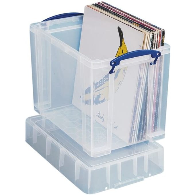 Opbergbox Really Useful 19 liter 395x255x330mm transparant wit