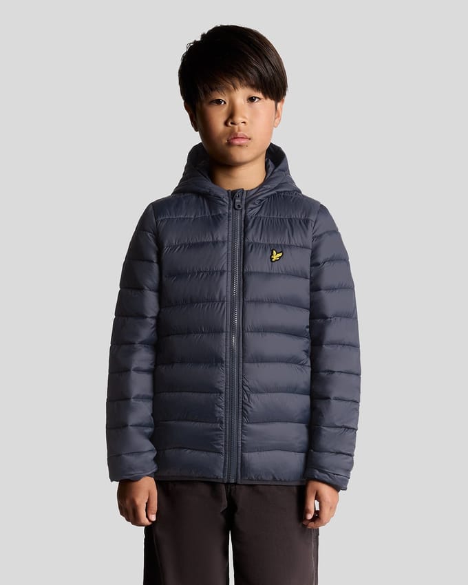 Lyle & Scott winter winterjas jongens - donker navy blauw - gewatteerd