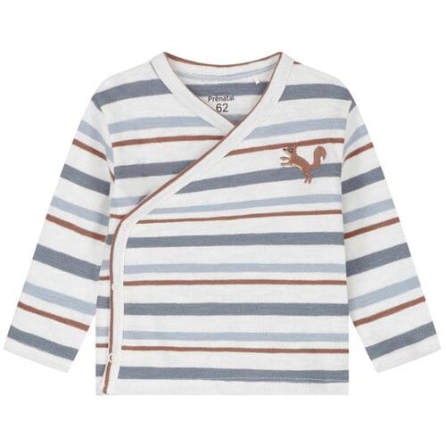 Prénatal newborn overslagshirt Ivoor Wit 44 heren