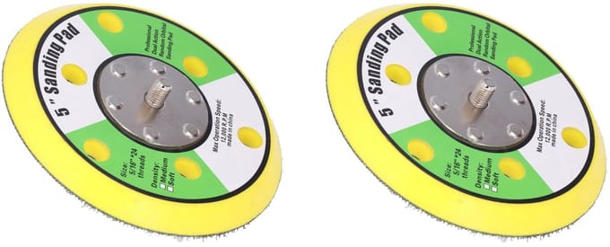 2x 5 Inch Sanding Pad - PU Backing Pad voor Polijsten en Schuren