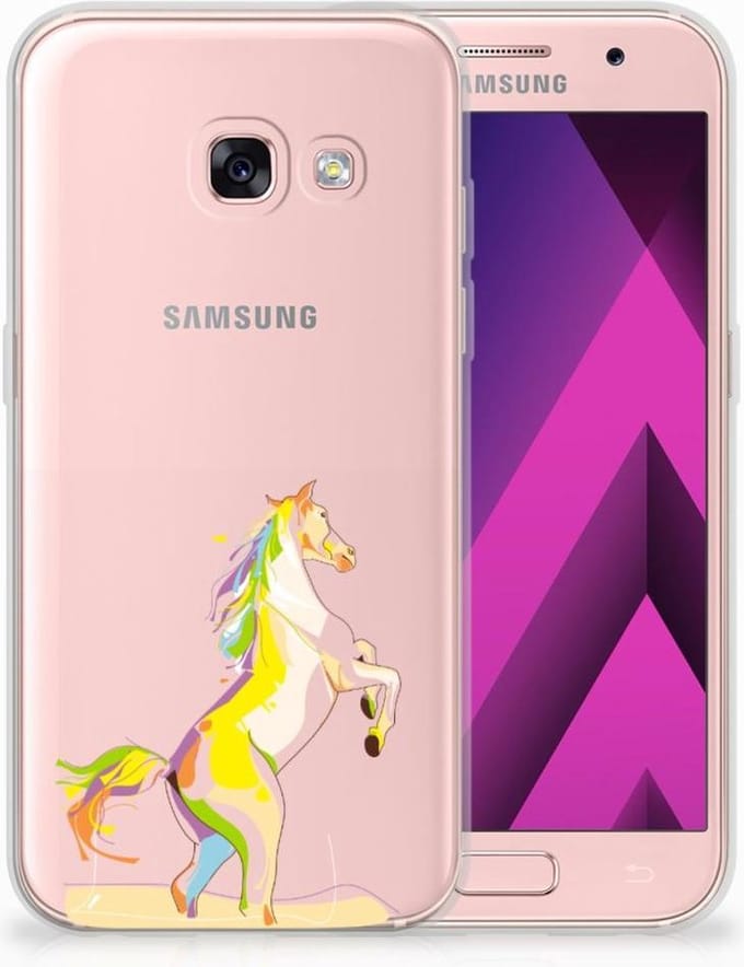 Samsung Galaxy A3 2017 Telefoonhoesje met Naam Horse Color