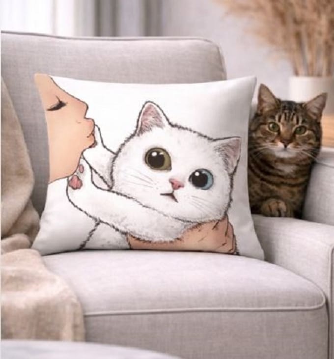 Purrfect Mood Collection kussenhoes - 45x45 cm