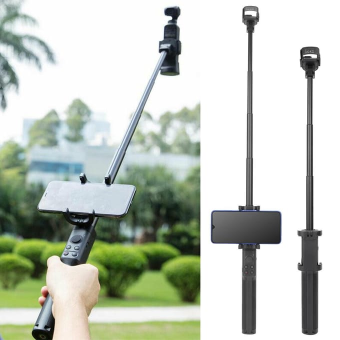 Handheld Universele Uitschuifbare Beugel Verlengstang Accessoire voor DJI OSMO Pocket Camera