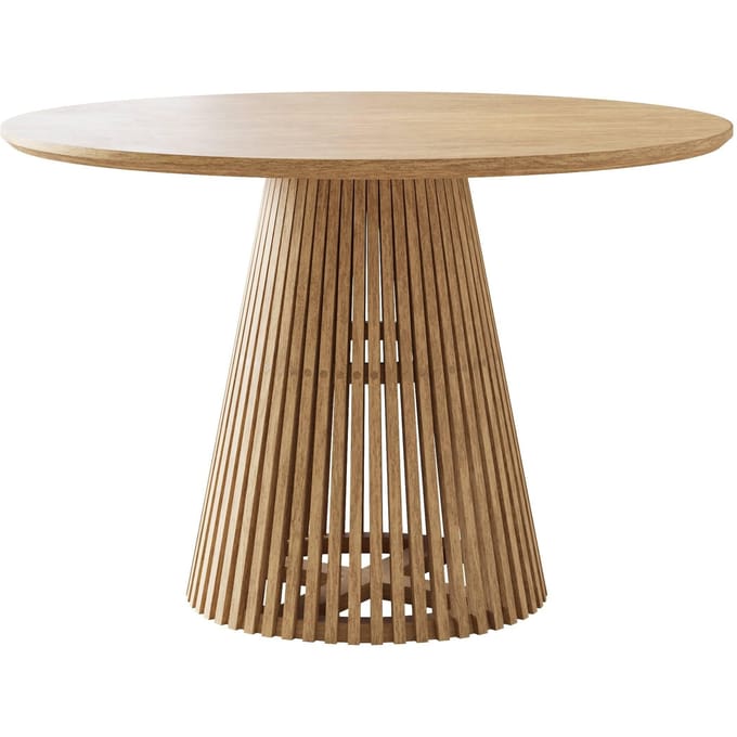 Eettafel Vision eikenhout rond | NADUVI Collection