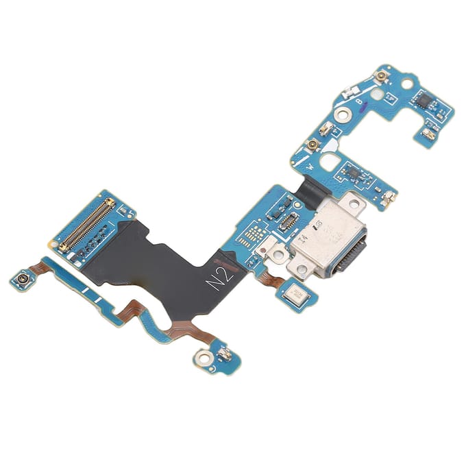 Câble Flex du Port de Chargement pour S9 G960U Remplacement PCB Module de Port de Chargement USB Fiche de Queue Câble de Chargement (Version US) gray