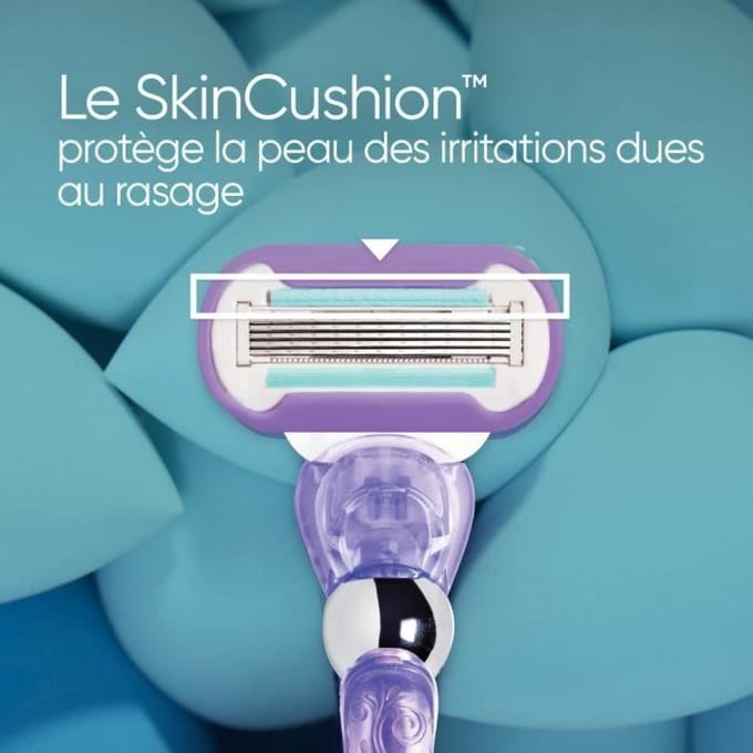 Rasoirs Deluxe Smooth Swirl avec 1 manche + 2 lames GILLETTE VENUS