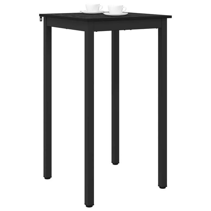 vidaXL - Staande - Bartafel - Bewerkt - hout - Vierkant
